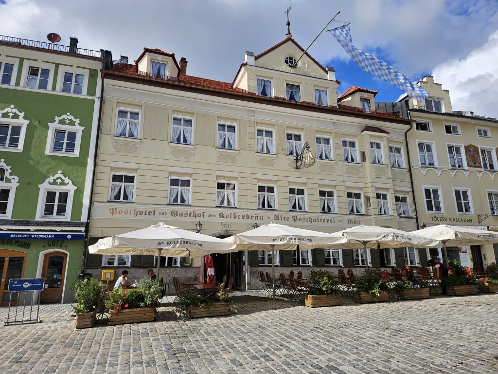 Posthotel Kolberbräu an der Marktstraße in Bad Tölz